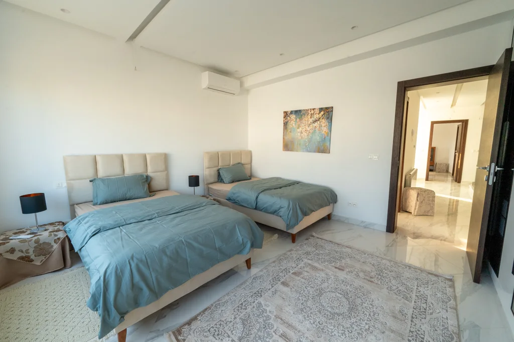 Chambre lits jumeaux
